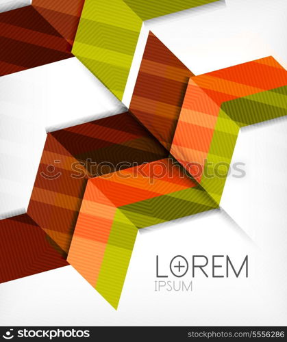 Abstract business geometric pattern