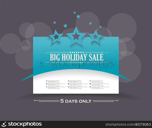 Abstract business presentation template with stars. Vector illustration.