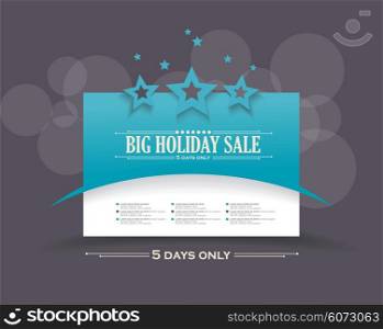Abstract business presentation template with stars. Vector illustration.