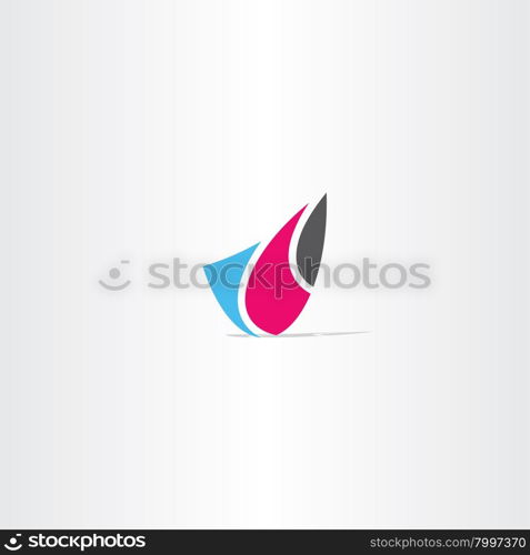 abstract business tech logo symbol vector icon