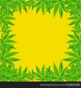 Abstract Cannabis on Background Vector Illustration EPS10. Abstract Cannabis Background Vector Illustration