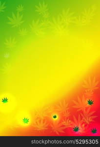 Abstract Cannabis on Background Vector Illustration EPS10. Abstract Cannabis Background Vector Illustration