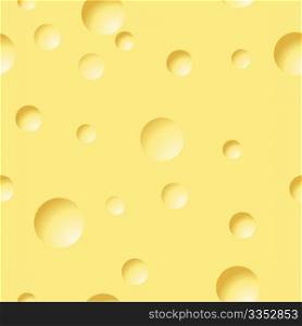 Abstract cheese background. Yellow palette. Seamless. Vector illustration.