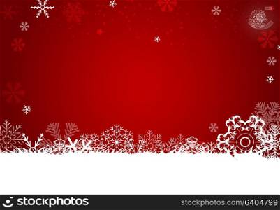 Abstract Christmas and New Year Background with Snowflakes. Vector Illustration. Eps10.. Abstract Christmas and New Year Background with Snowflakes. Vector Illustration
