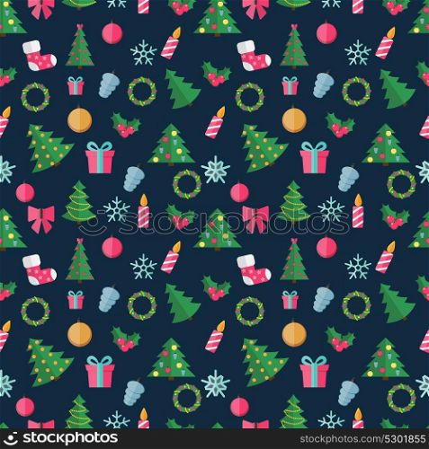 Abstract Christmas and New Year Seamles Pattern Background. Vector Illustration EPS10. Abstract Christmas and New Year Seamles Pattern Background. Vect