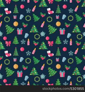 Abstract Christmas and New Year Seamles Pattern Background. Vector Illustration EPS10. Abstract Christmas and New Year Seamles Pattern Background. Vect