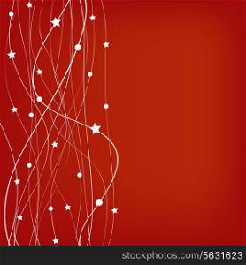 Abstract christmas red background. Vector illustration. EPS 10.