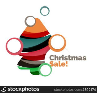 Abstract Christmas sale banner design with blank space. Abstract Christmas sale banner design with blank space. Vector illustration