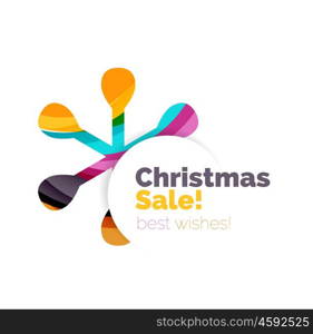 Abstract Christmas sale banner design with blank space. Abstract Christmas sale banner design with blank space. Vector illustration