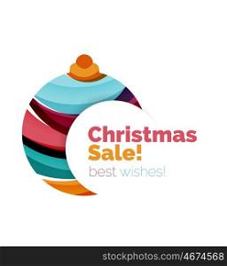 Abstract Christmas sale banner design with blank space. Abstract Christmas sale banner design with blank space. Vector illustration
