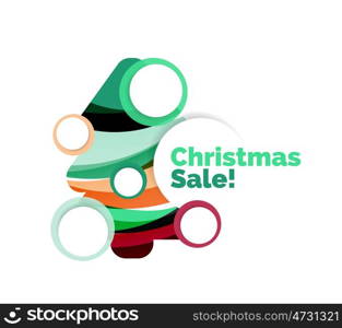 Abstract Christmas sale banner design with blank space. Abstract Christmas sale banner design with blank space. Vector illustration