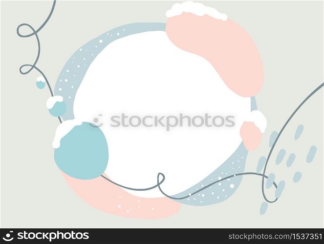 Abstract Christmas Vector Scribble creative speech bubbles background. Winter snow and snowflakes brush painting with place for your text, light pastel colors abstract poster. Illustration clipart copy space.. Abstract Christmas Vector Scribble creative speech bubbles background. Winter snow and snowflakes brush painting with place for your text, light pastel colors abstract poster. Illustration clipart copy space