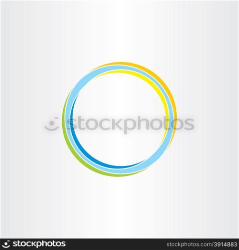 abstract circle background colorful design element vector symbol
