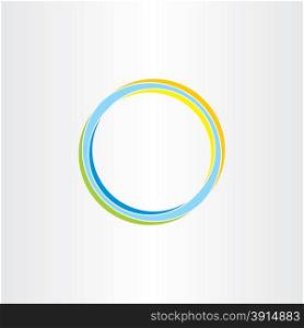 abstract circle background colorful design element vector symbol
