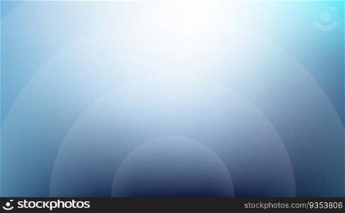 Abstract circle blue and white blur gradient background design