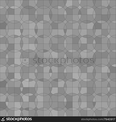 Abstract Circle Grey Background. Grey Mosaic Pattern.. Abstract Circle Grey Background