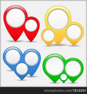 Abstract circle in pointers