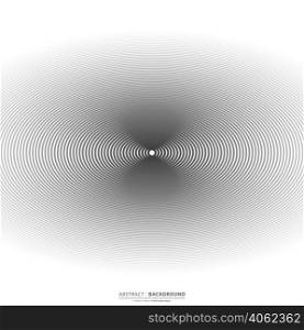 Abstract circle line background. Round pattern. Circle for sound wave. Vector - Illustration