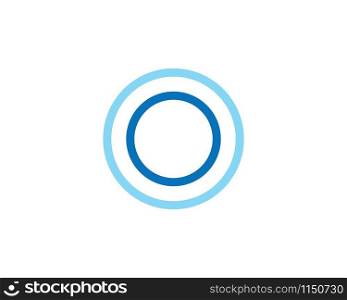 Abstract circle logo template vector design