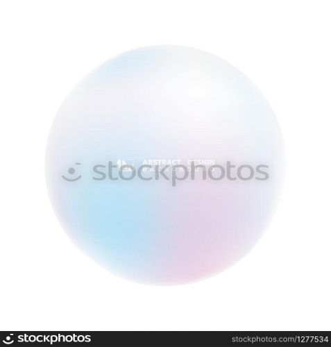 Abstract circle of soft gradient colorful copy space of text design background. Decorate for headline, poster, ad, template. illustration vector eps10