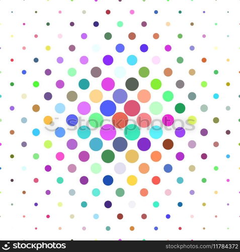 Abstract circle pattern background - geometric Vector Image