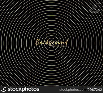 Abstract circle pattern black and white color ring. Abstract  vector illustration for sound wave, Monochrome graphic.