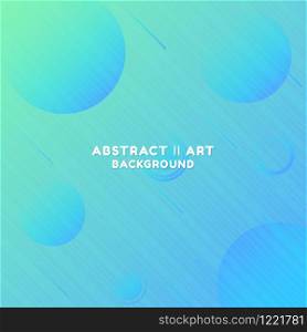 Abstract circle shape banner geometric style modern design blue color line pattern. vector illustration.