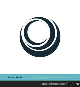 Abstract Circle Swoosh Icon Vector Logo Template Illustration Design. Vector EPS 10.