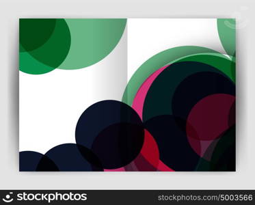 Abstract circles, annual report covers. Modern business brochure templates. Abstract circles, annual report cover. Modern business brochure template. Business flyer abstract background