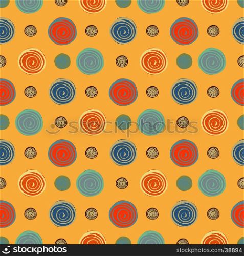 Abstract circles seamless pattern background.. Abstract circles seamless pattern background. Vector illustration.