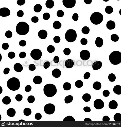 Abstract circles seamless pattern on white background. Minimalistic elements wallpaper. Simple design for fabric, textile print, wrapping paper, children textile. Vector illustration. Abstract circles seamless pattern on white background.