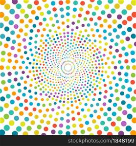 Abstract circular pattern for textures, textiles, simple backgrounds, covers and banners. Flat style