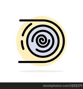 Abstract, Circulation, Cycle, Disruptive, Endless Abstract Circle Background Flat color Icon