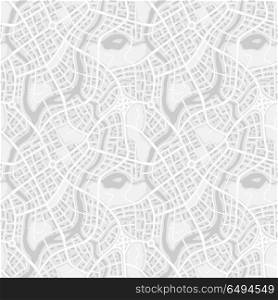 Abstract city map seamless pattern.. Abstract city map seamless pattern. Illustration of streets, roads and buildings.