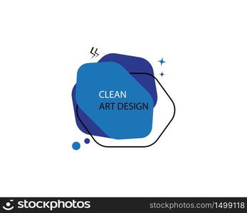 Abstract clean color logo template