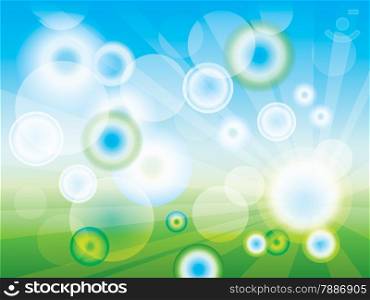 Abstract clean green background in EPS-10. Color bright decorative background vector illustration.