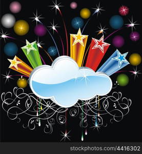 Abstract cloud background