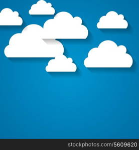 Abstract Cloud Background Vector Illustration