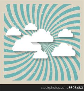 Abstract Cloud Background Vector Illustration. EPS 10