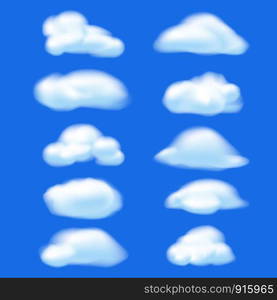 Abstract cloud on blue sky background. Nature concept