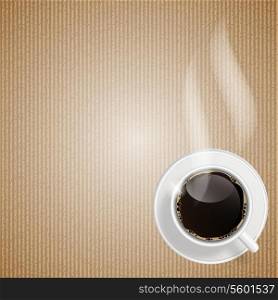 Abstract coffee background vector illustration