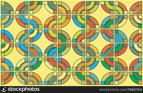abstract color circles background vector illustration