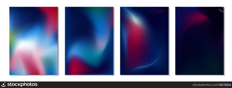 Abstract color flow background vector illustration