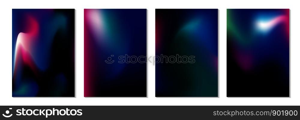 Abstract color flow background vector illustration
