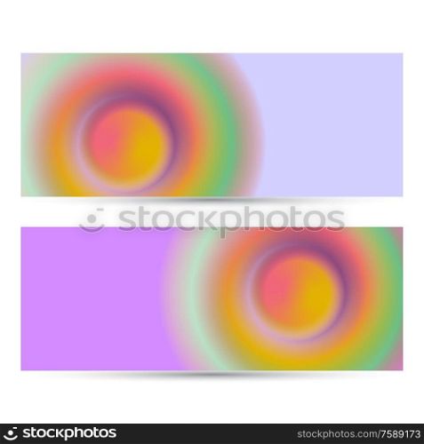 Abstract color flyers with gradient shape. Vector illustration .. Abstract color flyers with gradient shape.