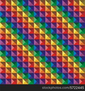 Abstract color geometric mosaic background. Vector illustration.