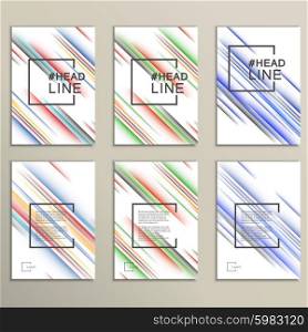 Abstract color lines to design covers, books, magazines, posters.