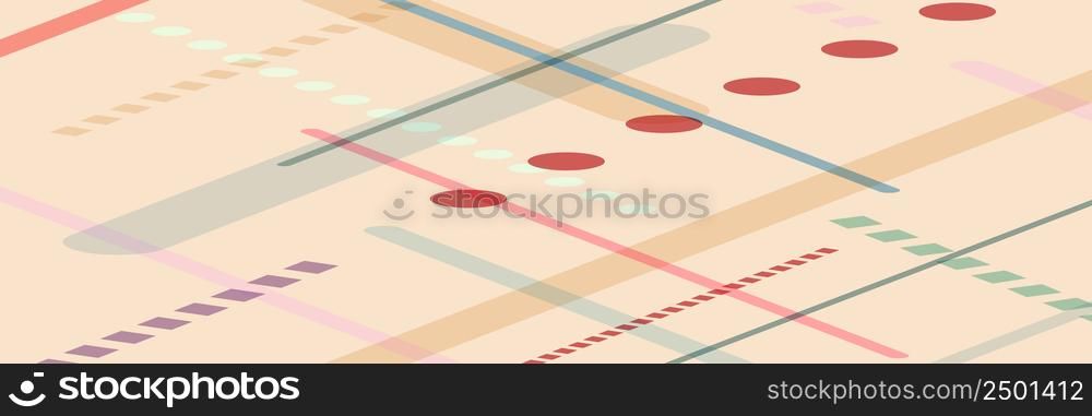 Abstract color pattern with different geometric shapes. Illustration for texture, textiles, simple backgrounds and creative design