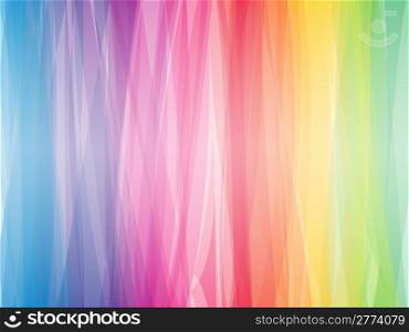 Abstract color spectrum horizontal vector background.