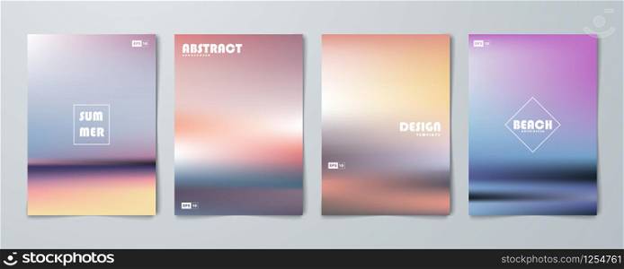 Abstract color template design of modern design background print page. Use for ad, poster, artwork, template design. illustration vector eps10